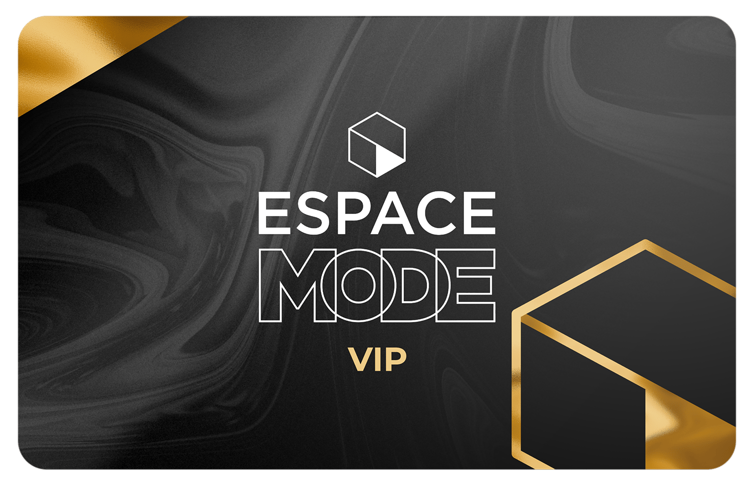 Ecran carte fidelité Espace mode