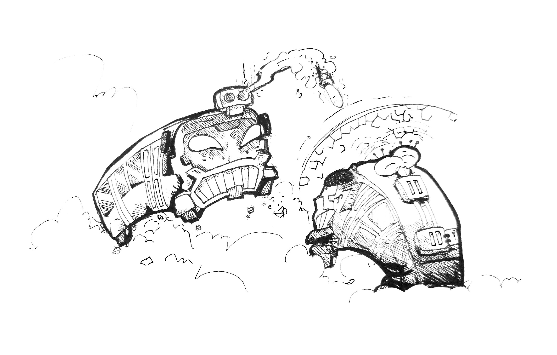 Illustration battlebus