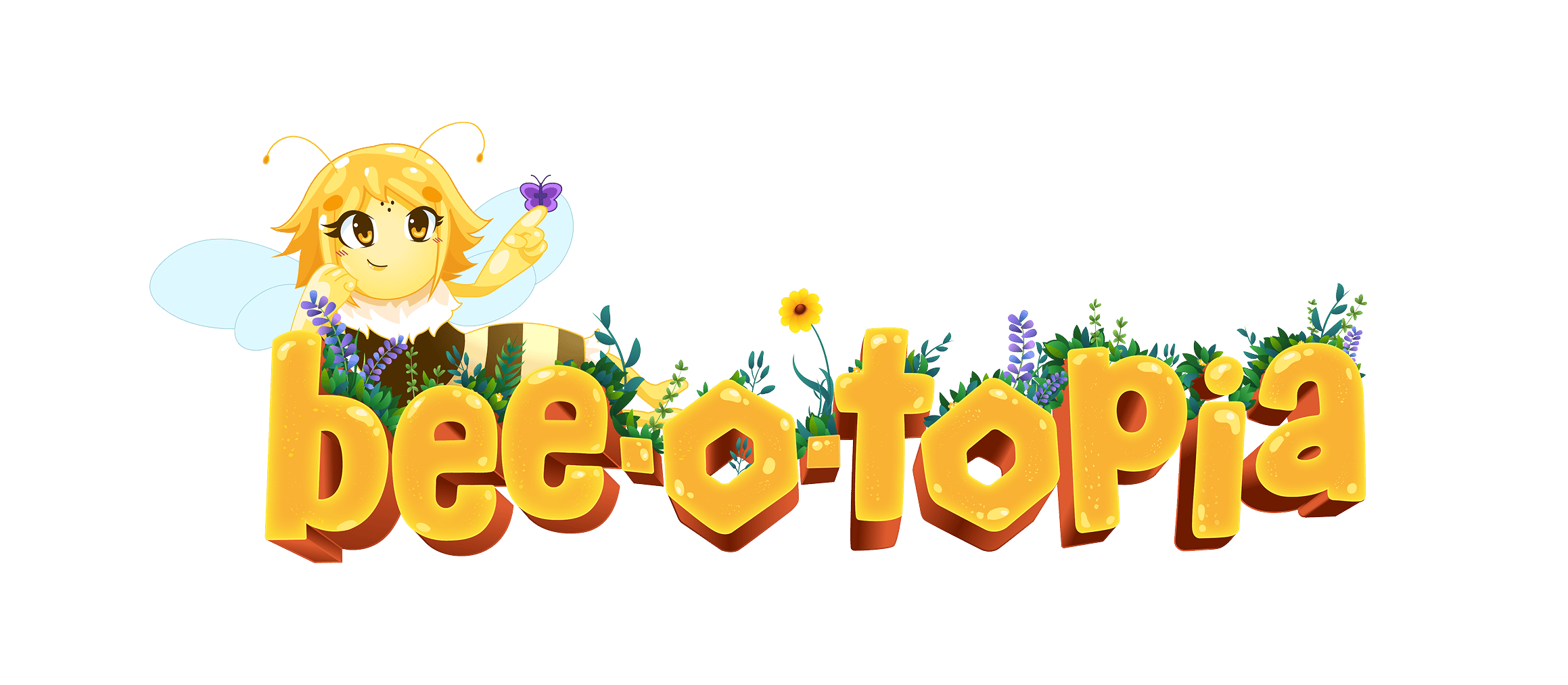Image affichant le logo de l'identité bee-o-topia