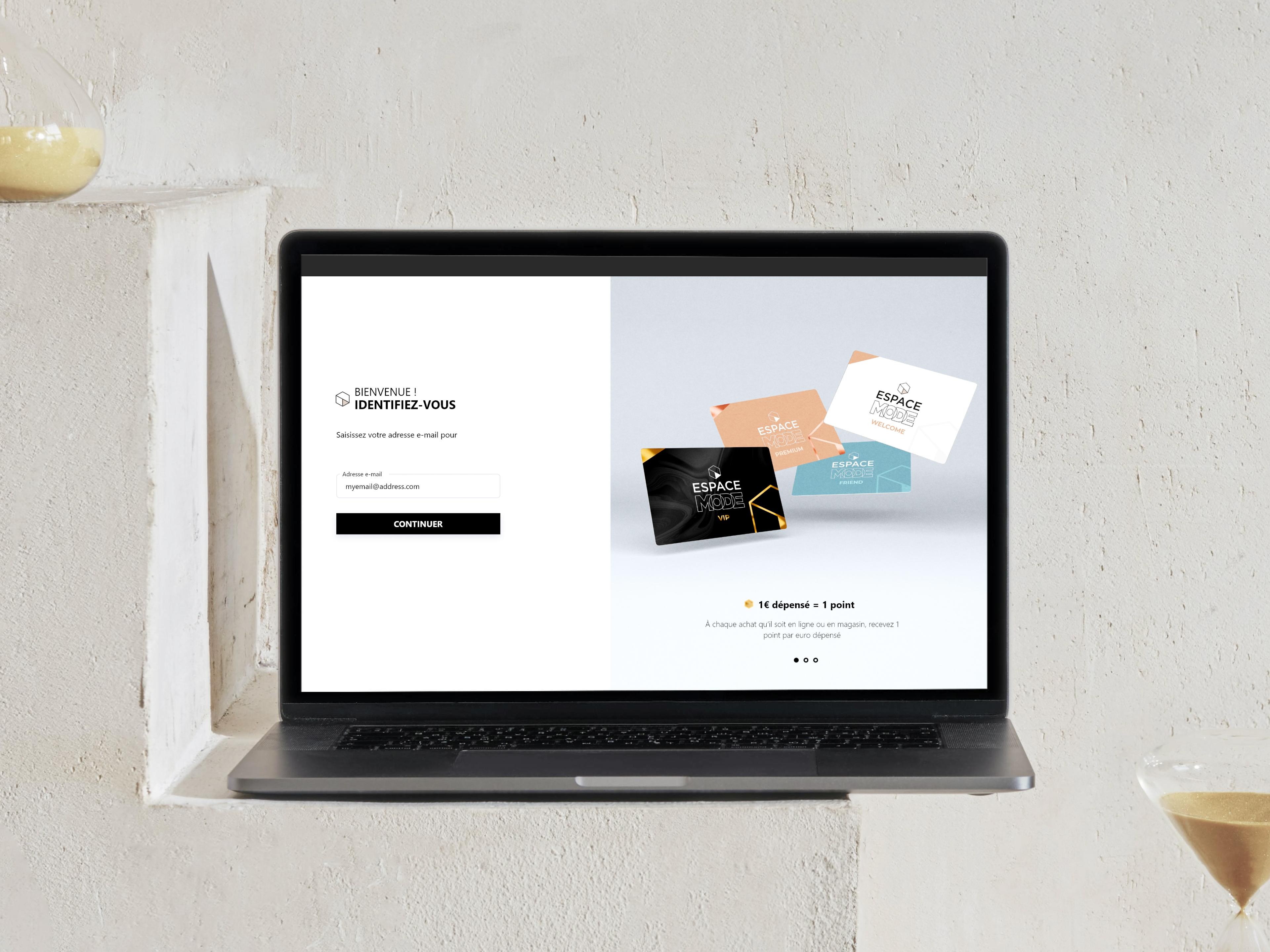 Un écran d'ordinateur affichant une page du site Enodis