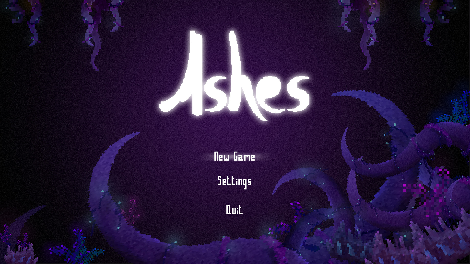 Titlescreen projet Ashes