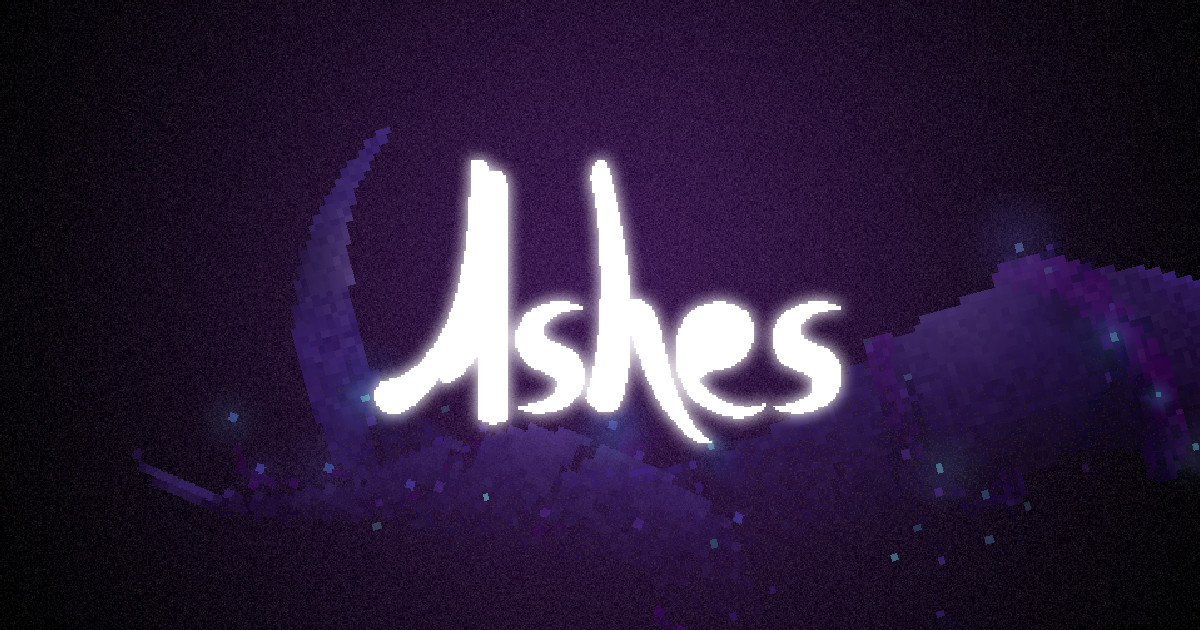 Logo Ashes sur fond texturé