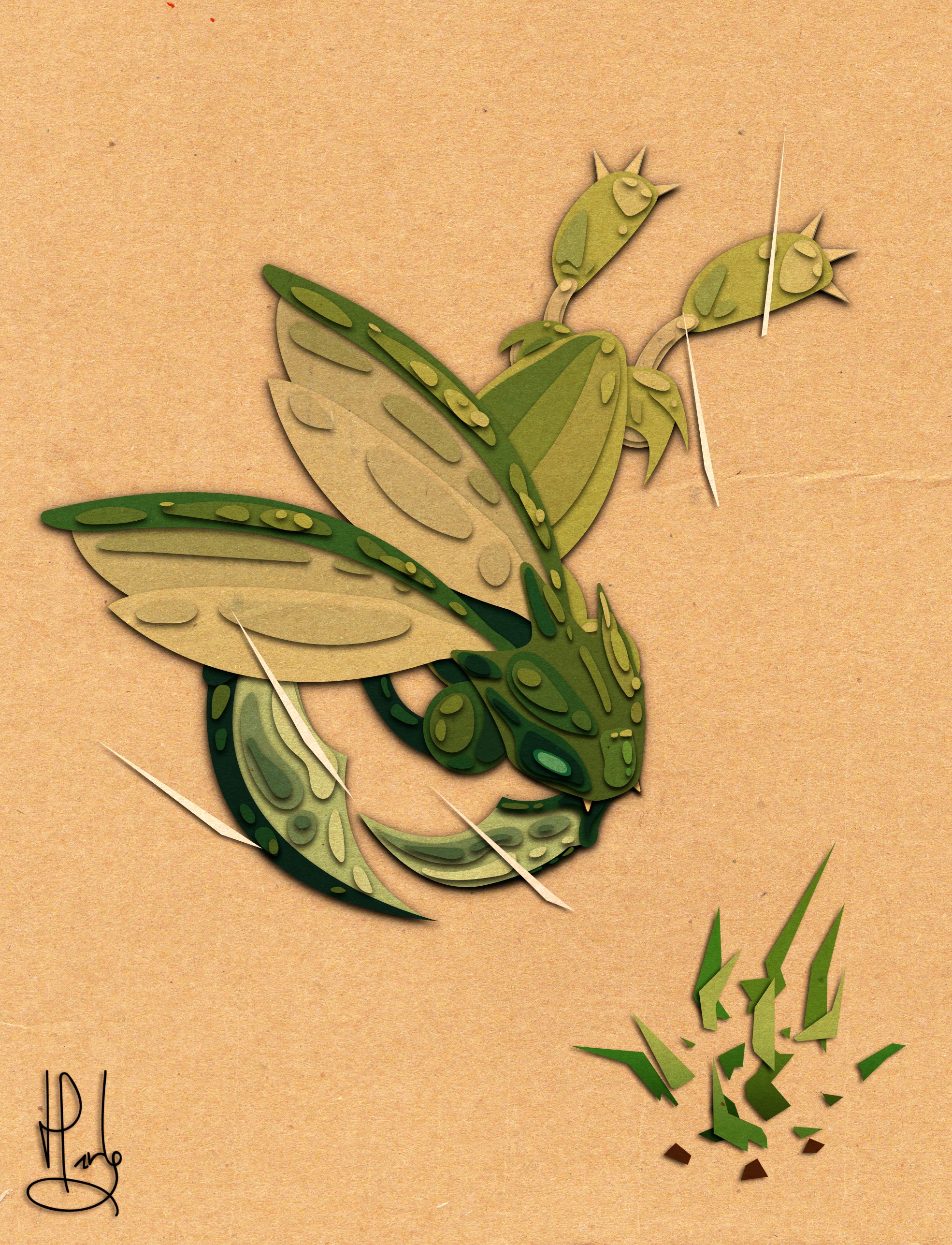 Illustration d'un pokémon