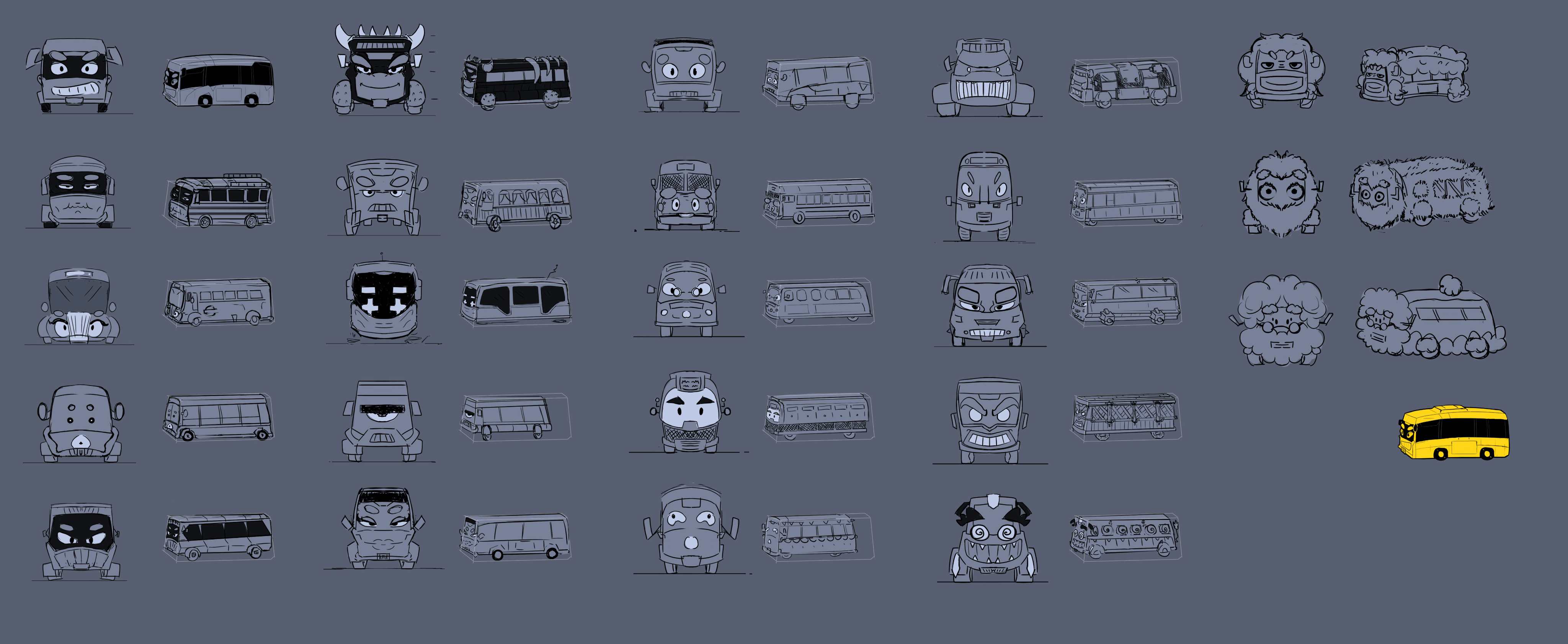 Illustration battlebus