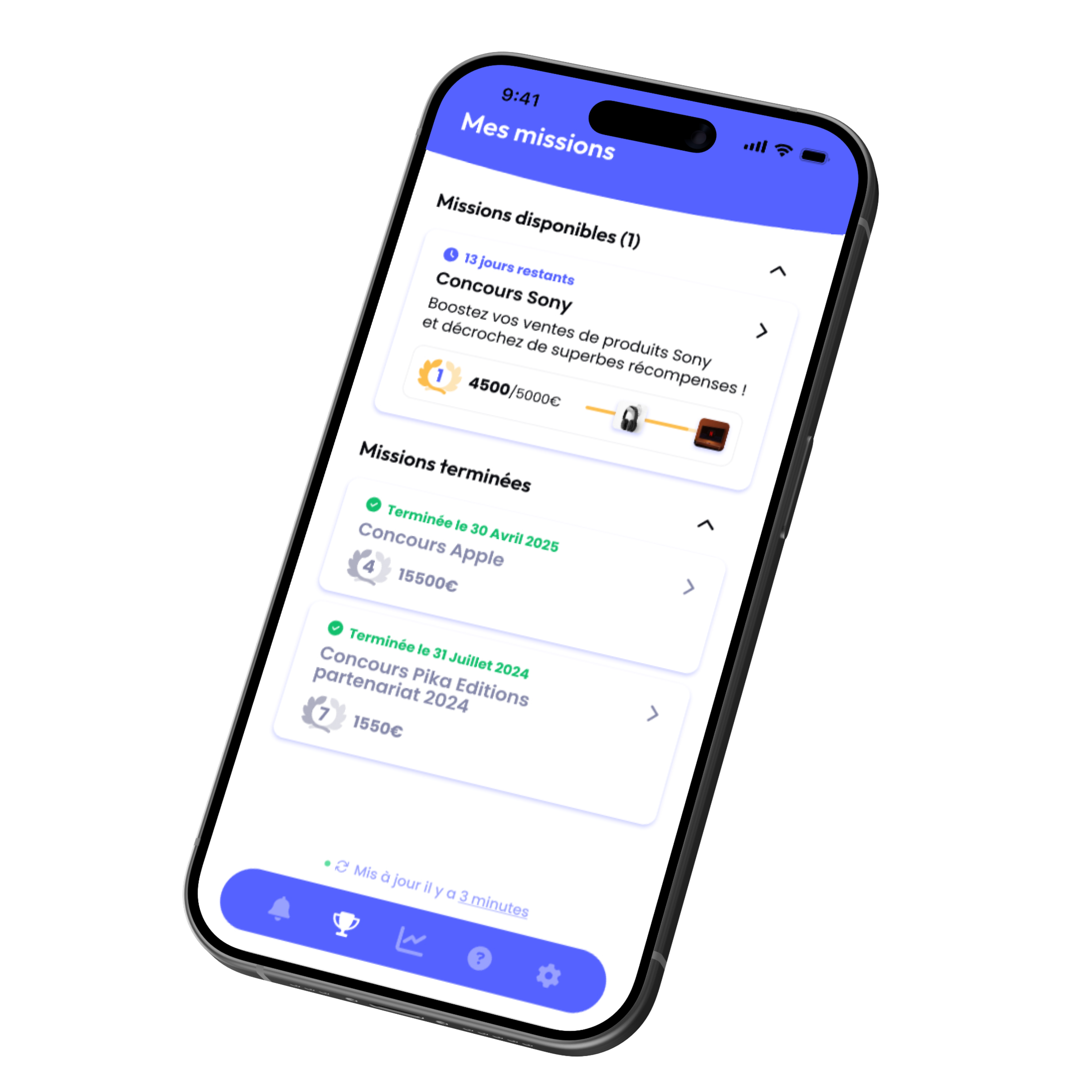 Ecran Reach up